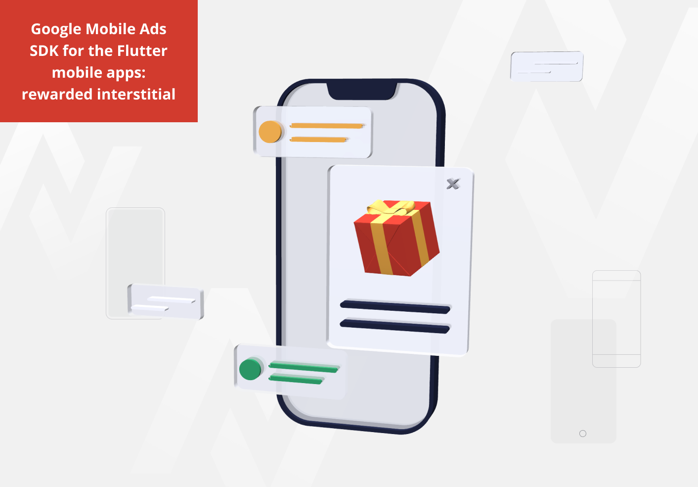 Google Mobile Ads SDK for the Flutter mobile apps: rewarded interstitial 